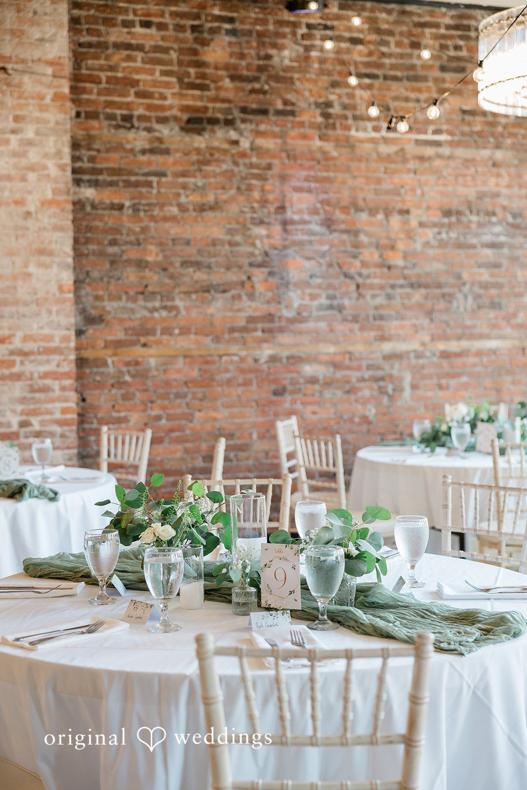 Claire + Alex Wedding reception hall