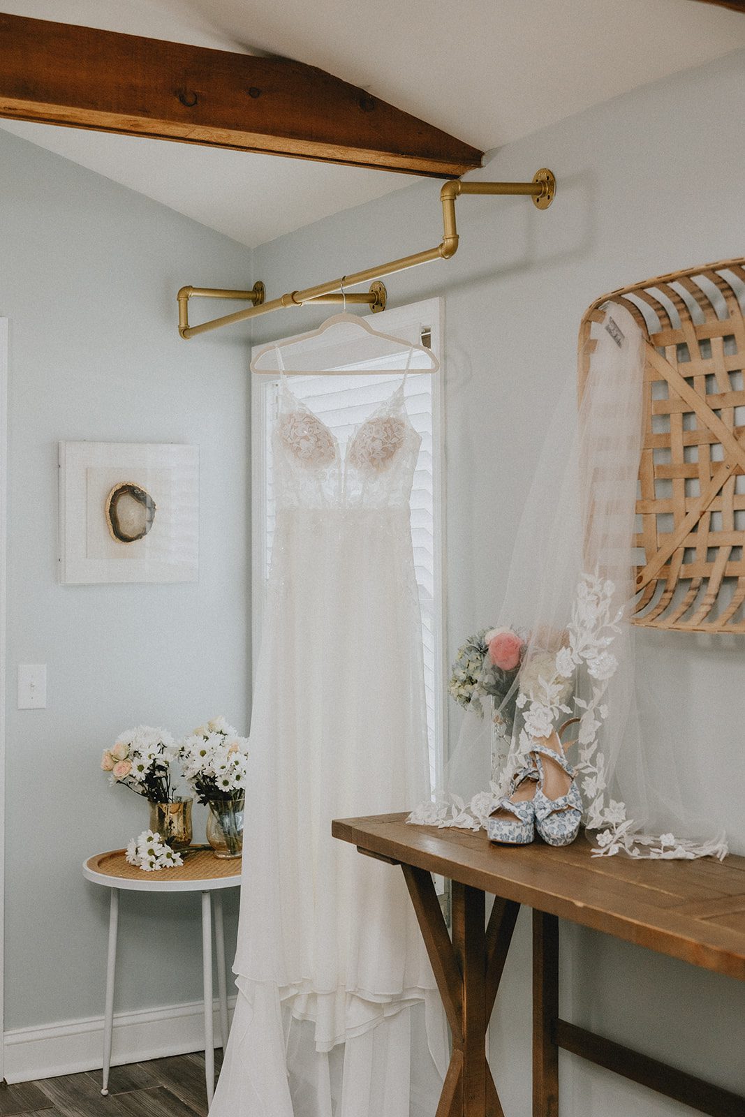 Bridal suite with the dress Bridal suite with the dress
