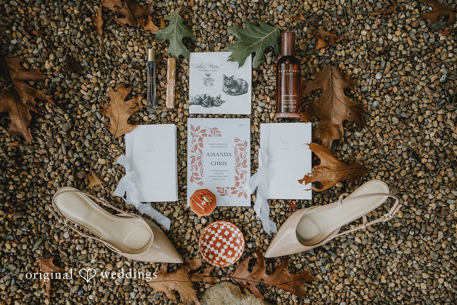 Amanda + Chris Wedding accessories