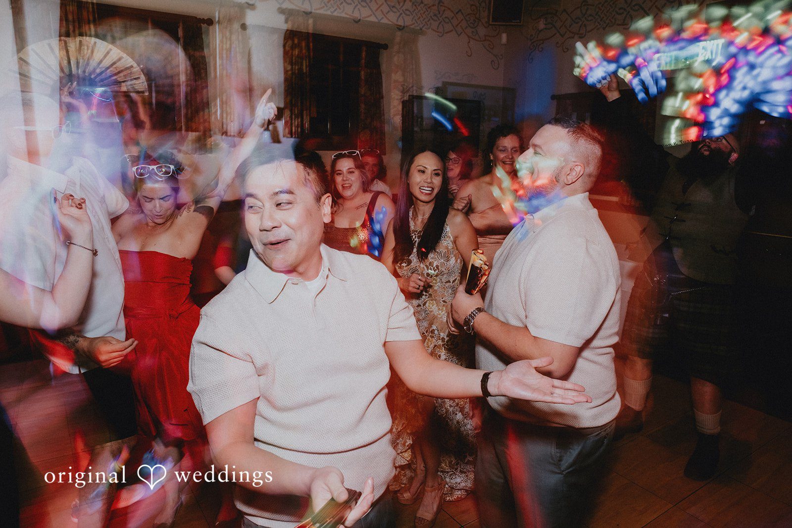 Benjamin + Tuan Lively dance floor during the reception