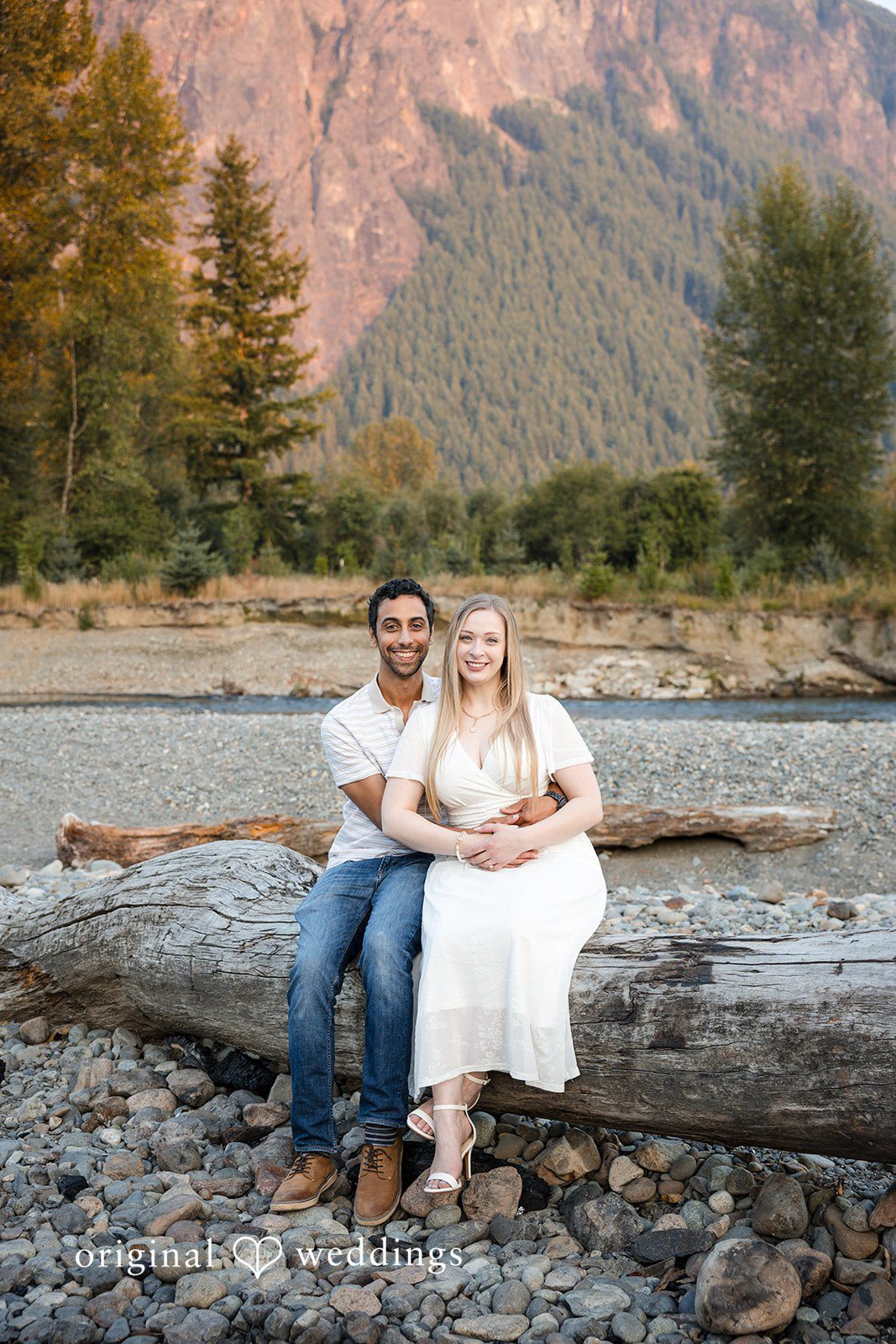 Leah + Joseph Portrait by the brook