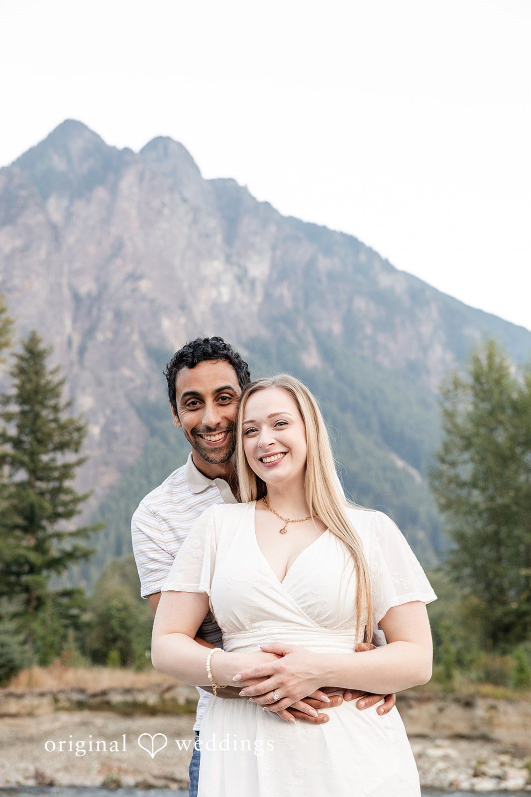 Leah + Joseph Our Seattle engagement photographers captured a stunning portrait of the couple