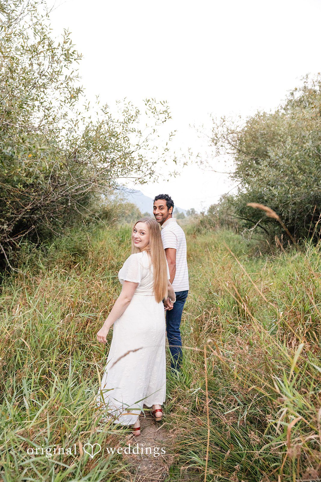 Leah + Joseph Walk through the garden