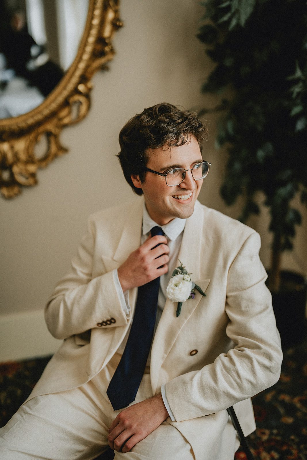 mechanics-hall-rustic-boston-brenna-walter-015-24 Groom in his cream suit