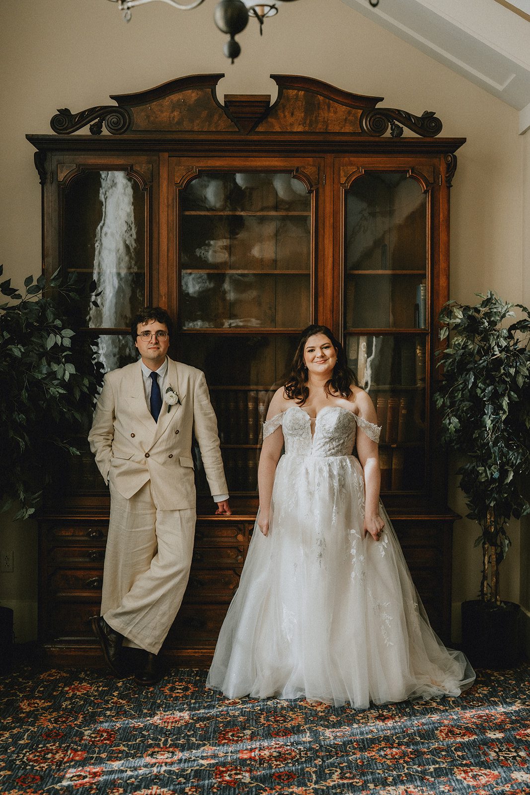 mechanics-hall-rustic-boston-brenna-walter-027-21 Bride and groom posing together, captured by Boston wedding photographers from Original Weddings at Mechanics Hall