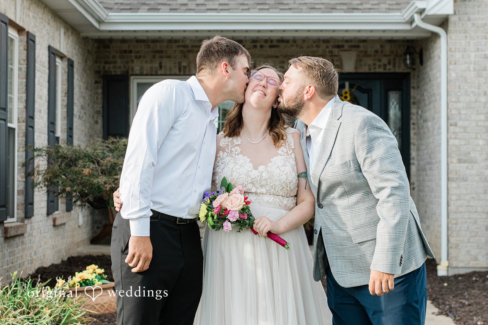 Nicole + Corey Warm kisses