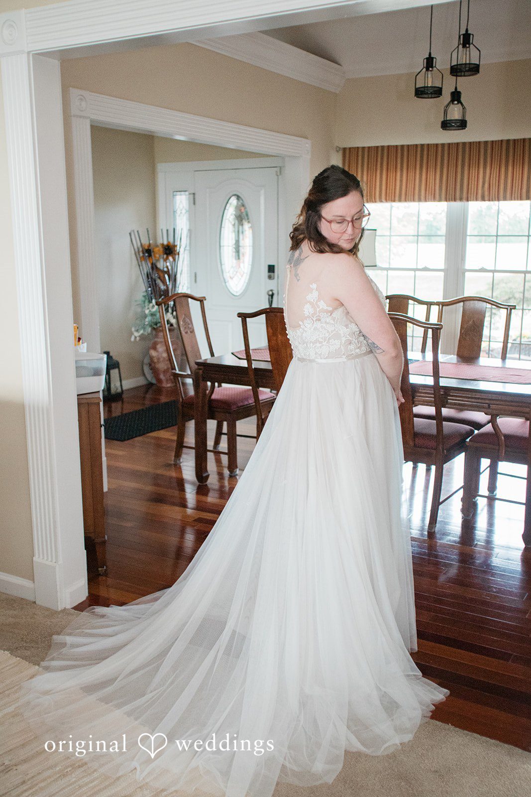 Nicole + Corey Our St. Louis wedding photographers captured a stunning portrait of the bride