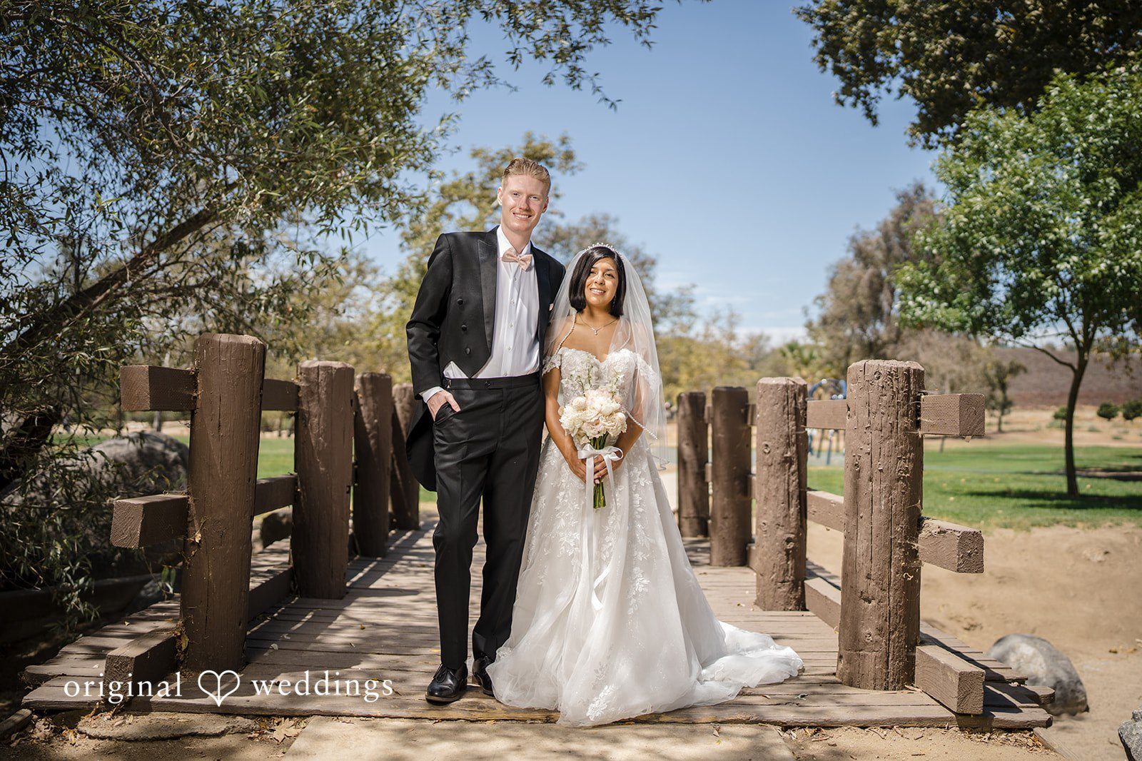 Kaeden and Bianca’s wedding portrait at North Coast Church captured by San Diego wedding photographers.