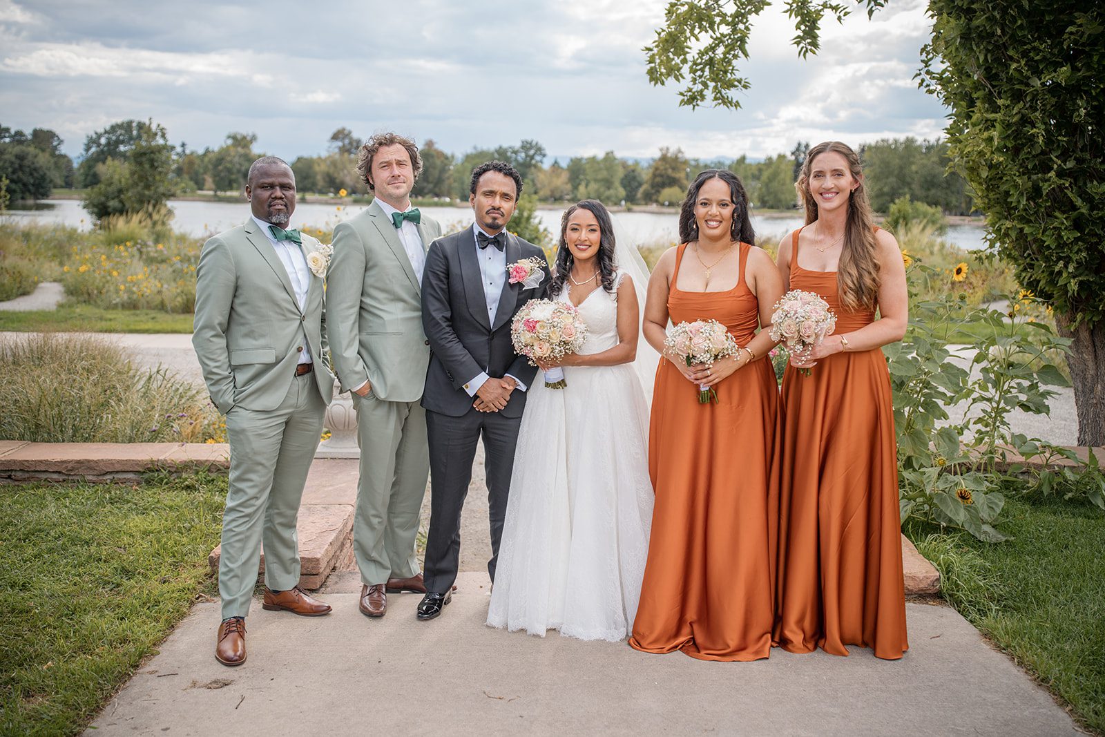 nuur-event-center-timeless-denver-henok-elshadaye-p023-15 Bride and groom with their wedding party