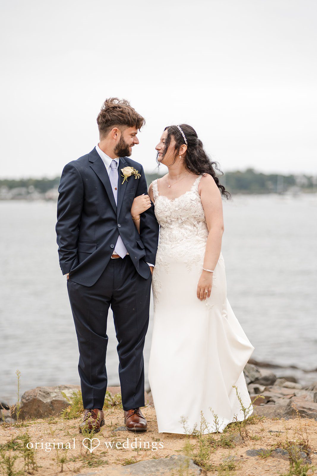 Francesca + Steven Waterside portrait
