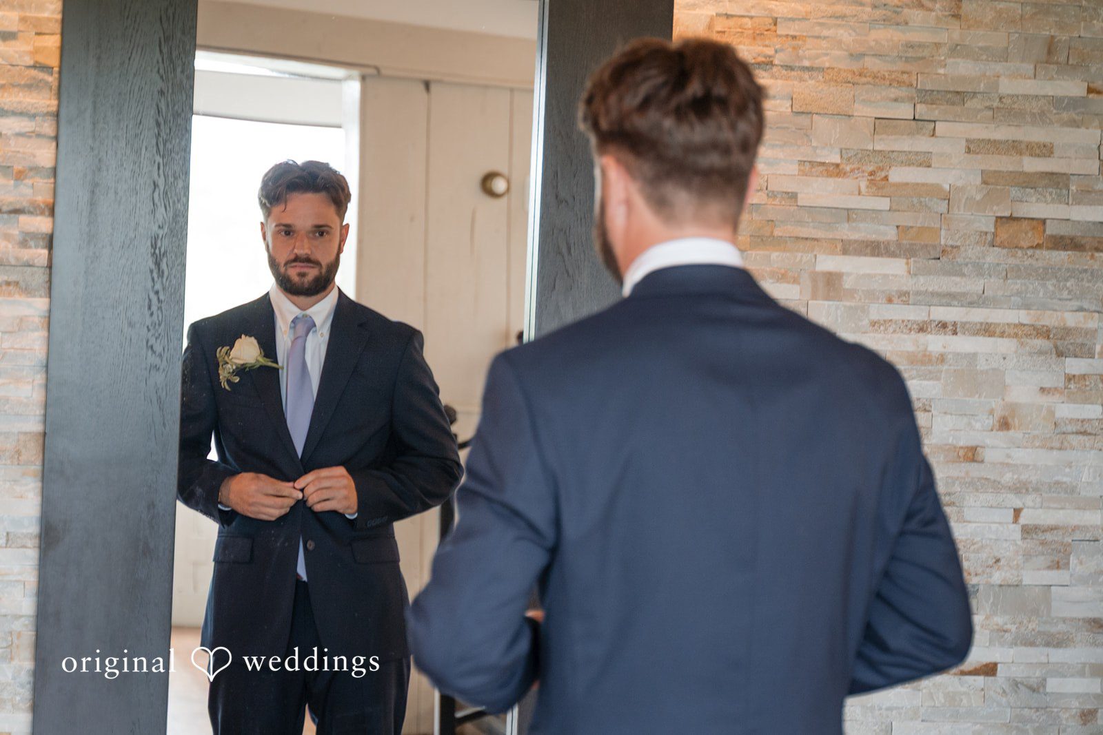 Francesca + Steven The groom gets ready