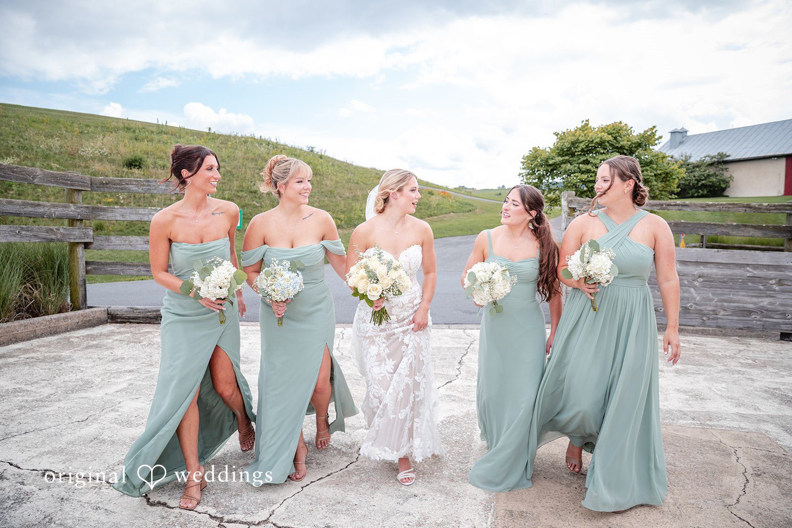 Taylor + Grady Joyful moment with the bridal party