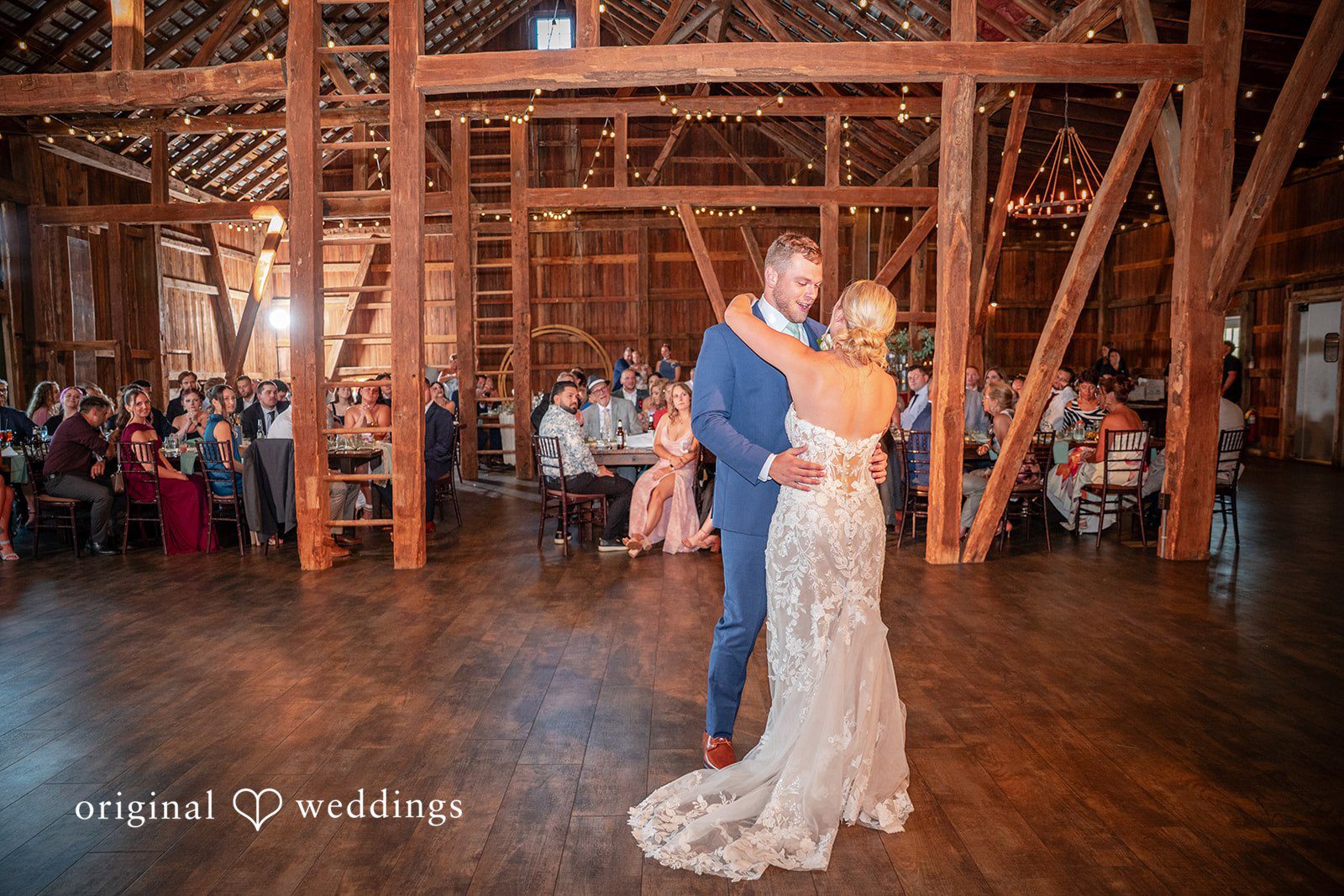 Taylor + Grady Romantic moment from the wedding reception