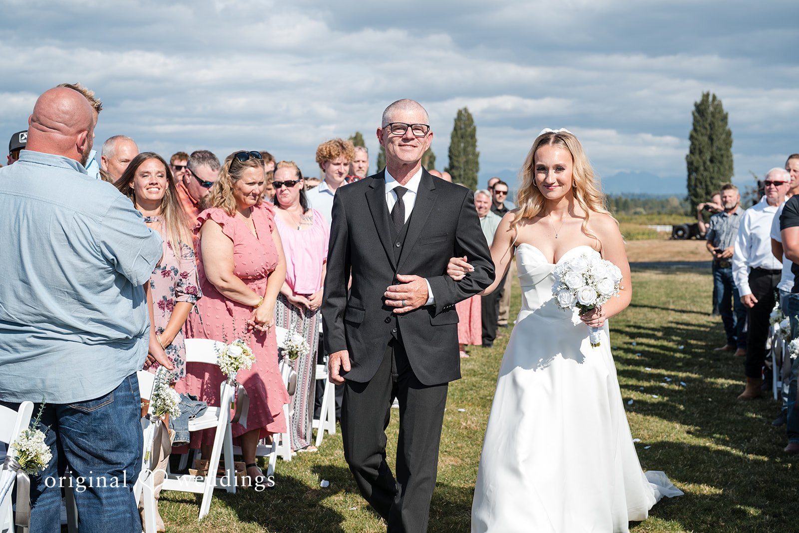 Baylee + Jackson Couple with family