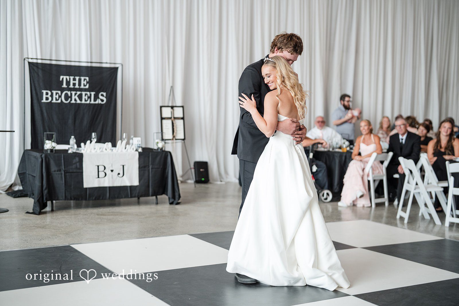 Baylee + Jackson Couple dancing on the dance floor at Pemberton Farm