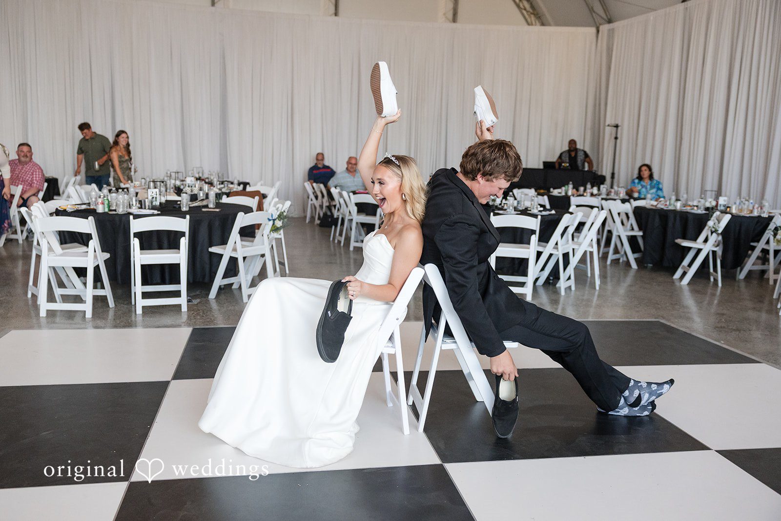 Baylee + Jackson Couple's grand entrance