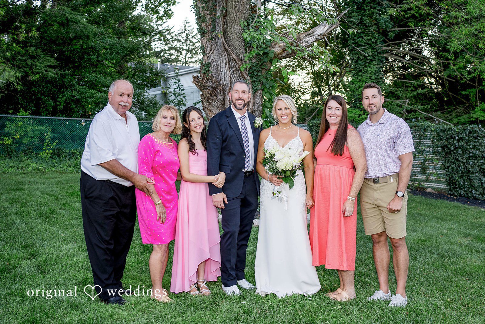 August 29, 2026 – Brittany & Vincent – (ID-5826) Couple with family on the lawn in a Pennsylvania backyard