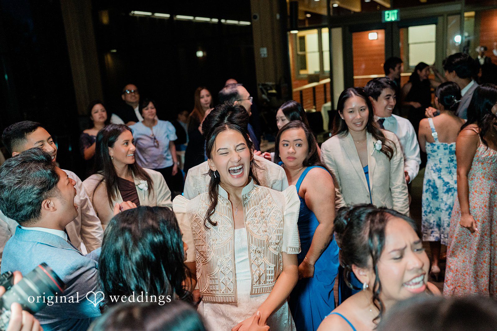 Russell + Bianca Fun tradition before the ceremony at RoseHill Community Center