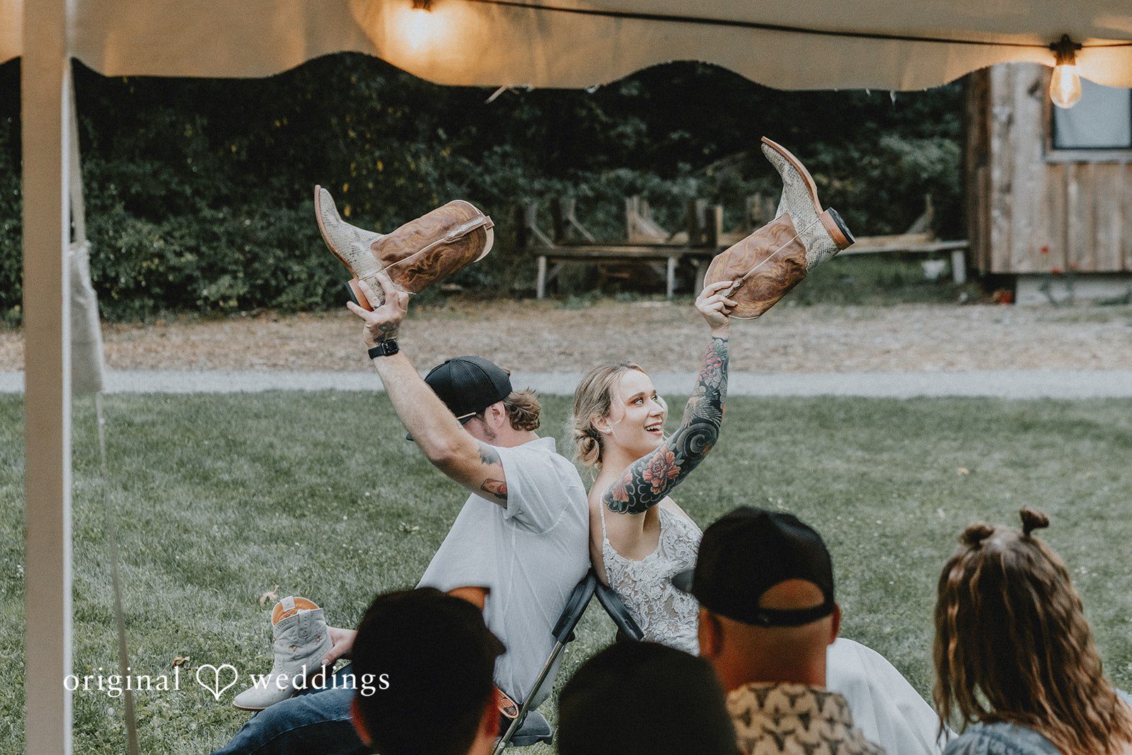Kailyn + Tony Bride celebrating on the dance floor