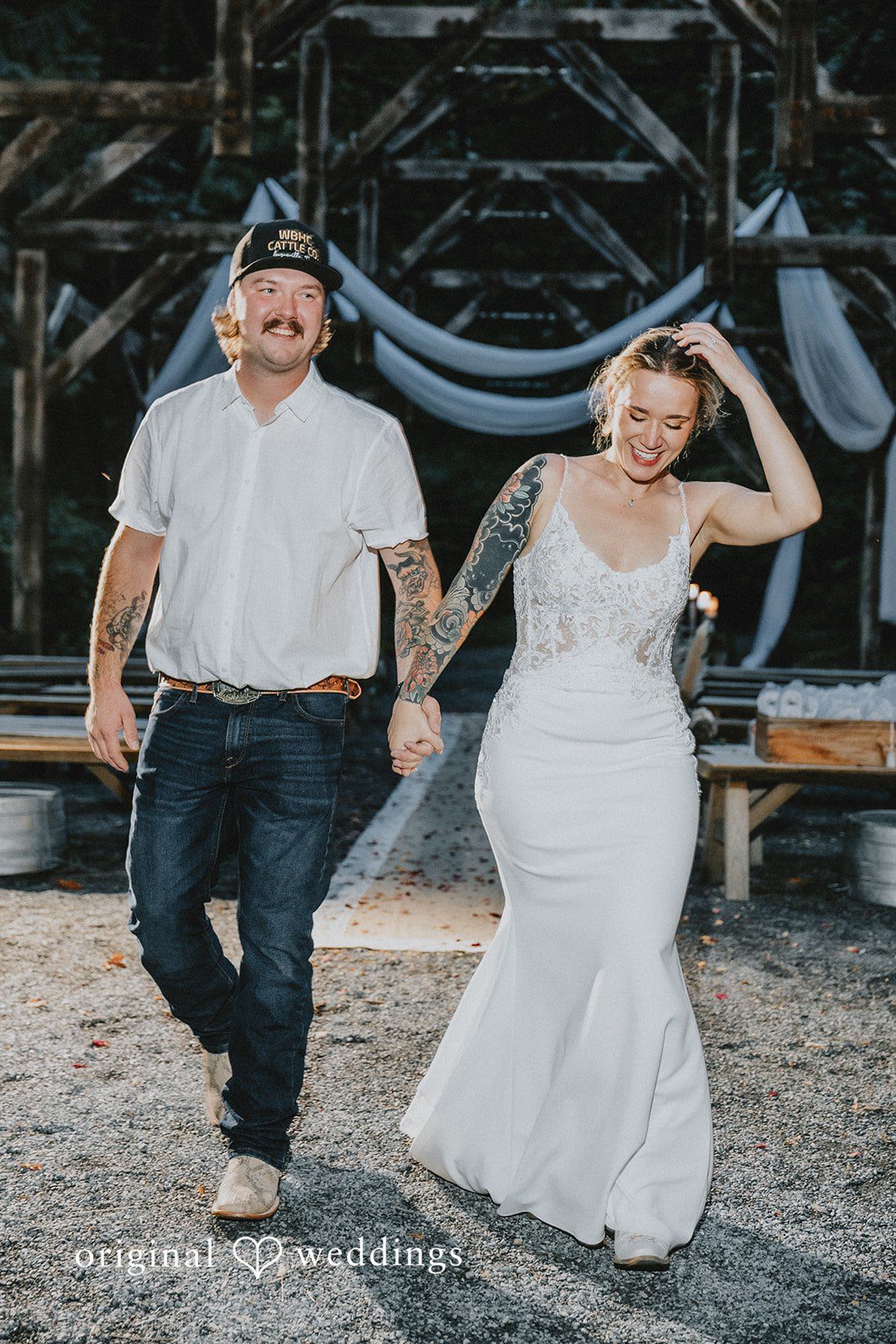 Kailyn + Tony Couple walking hand in hand