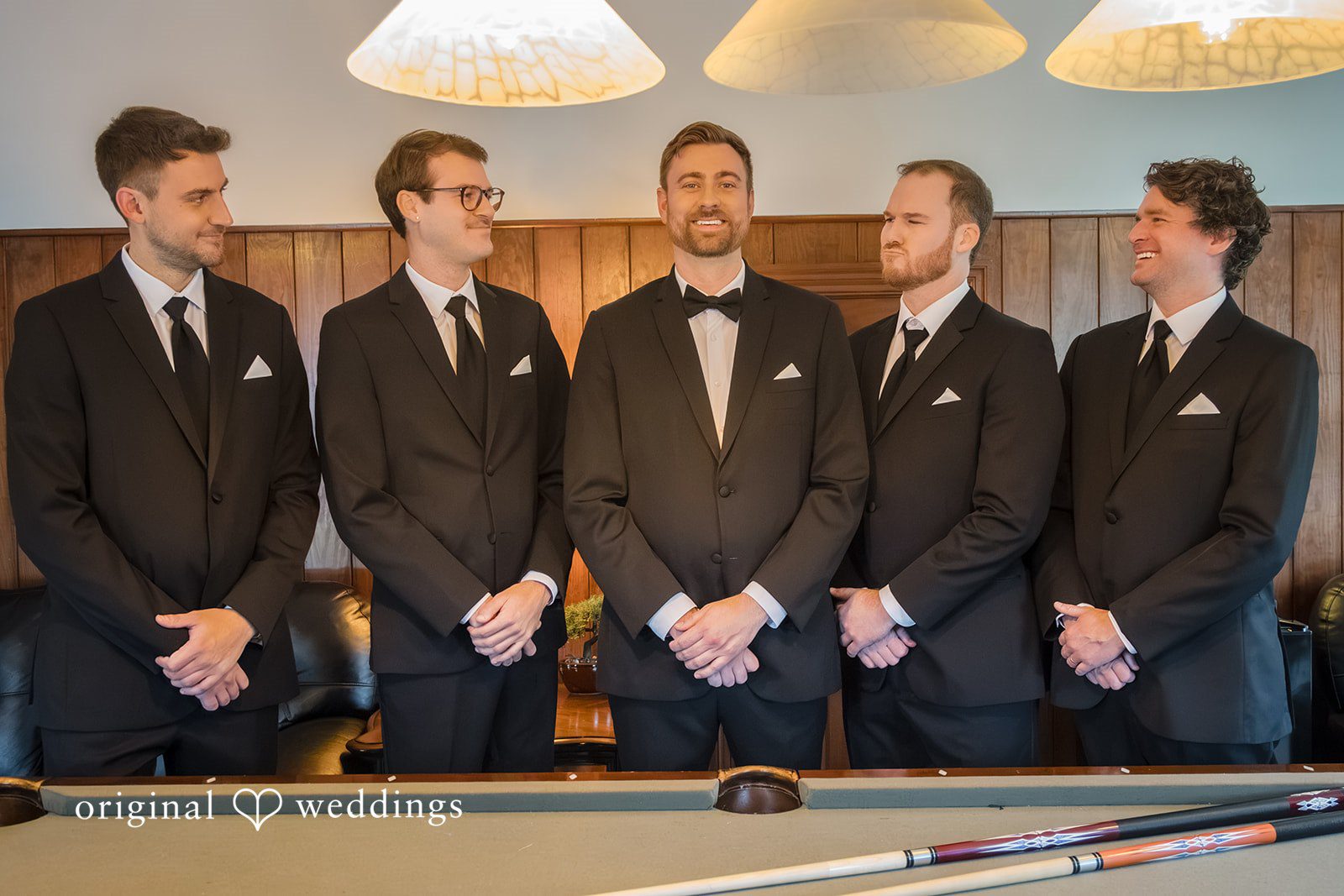 Holly + Adam Groom with his groomsmen