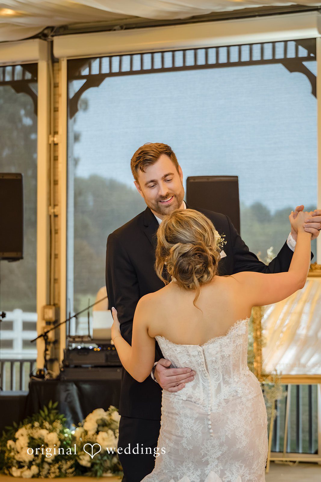 Holly + Adam Couple at the reception