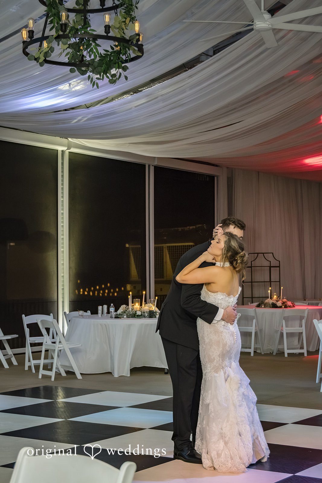 Holly + Adam Couple dancing in the tent