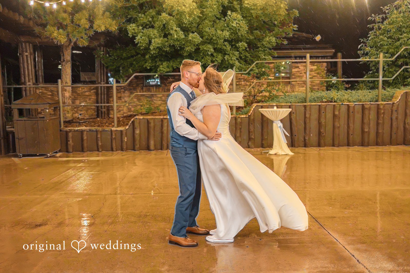 Faith + Brandon First dance in the lodge