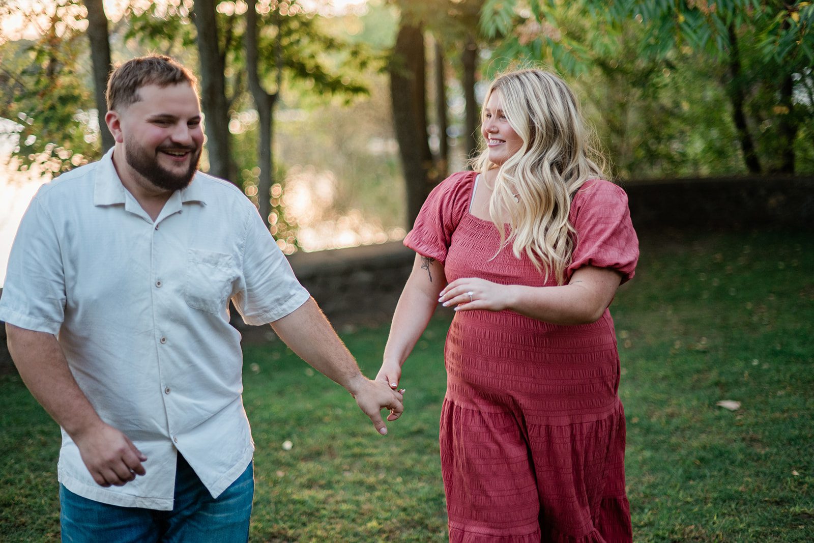 spy-pond-airy-boston-daniel-emily-p012-02 Couple walking hand in hand