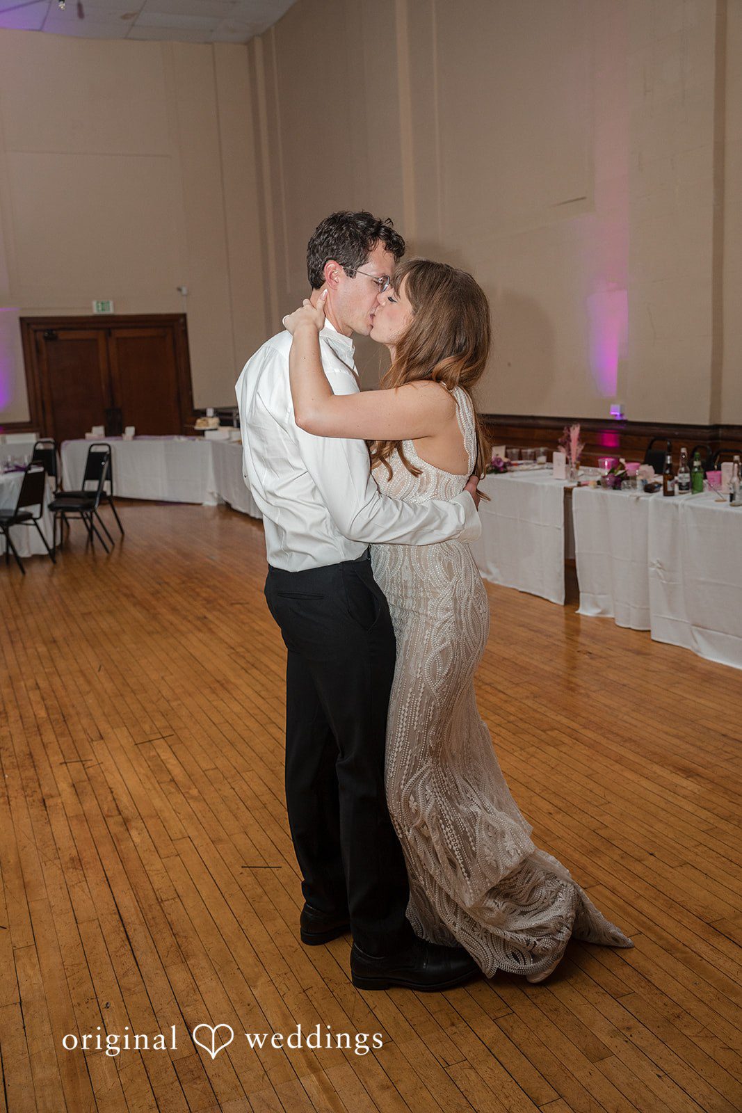 Couple first dance