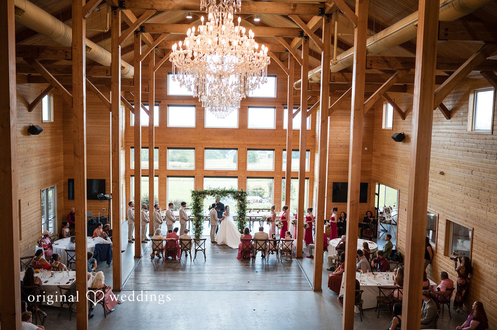 The wedding ceremony