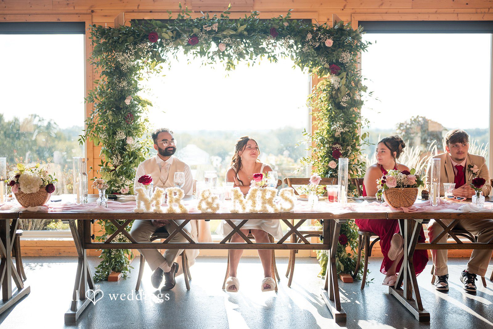 The Stone Valley Meadows wedding reception