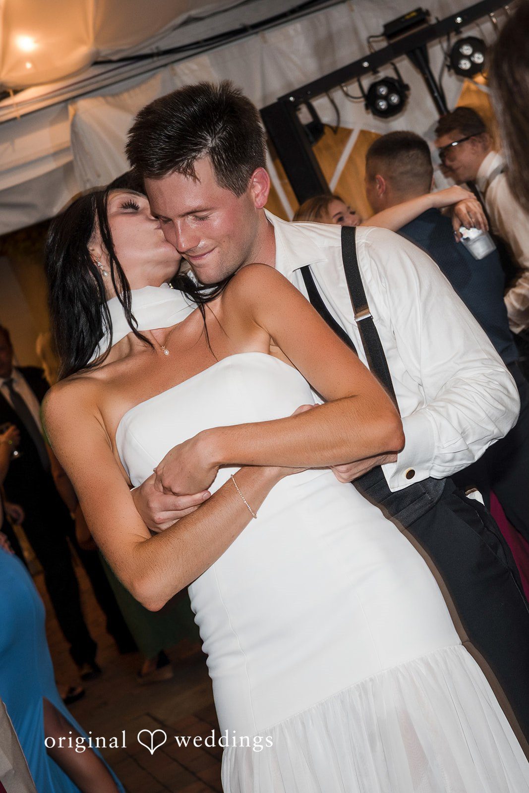 September 12, 2026 – Macy & Nolan – (ID-4760) A bride and groom dancing closely together at their reception.