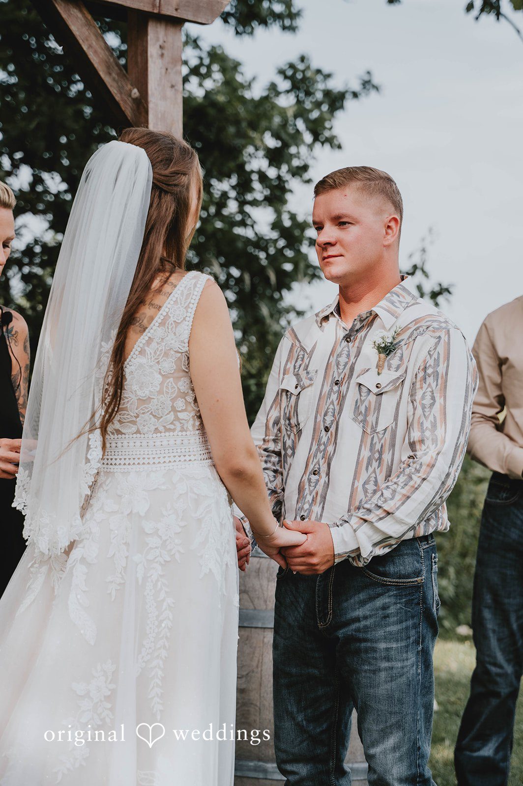 Couple during the ceremony