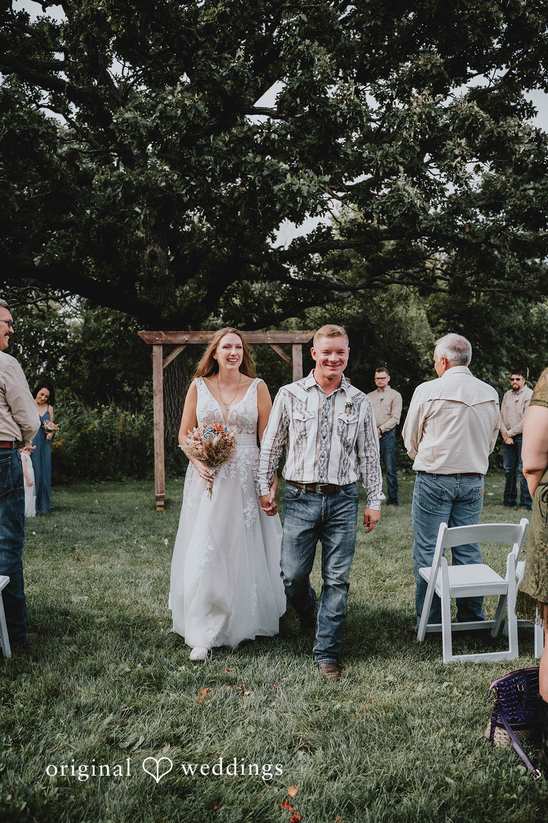Ceremony under the trees