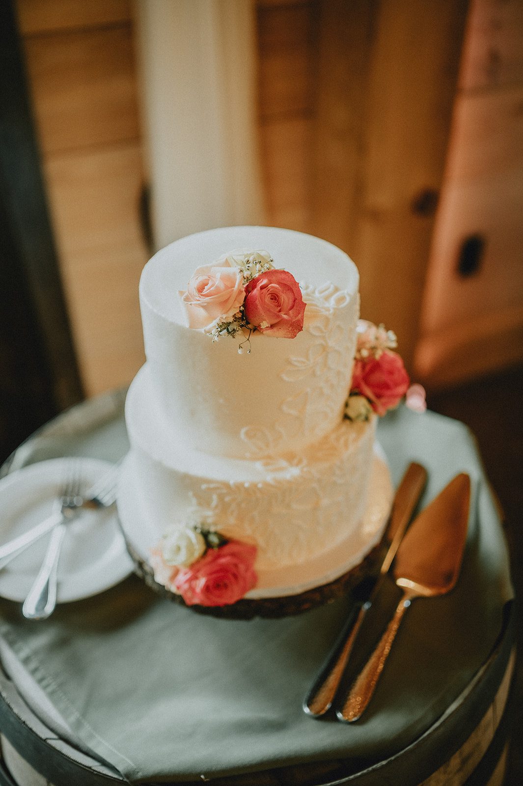 Close up of the wedding cake Close up of the wedding cake