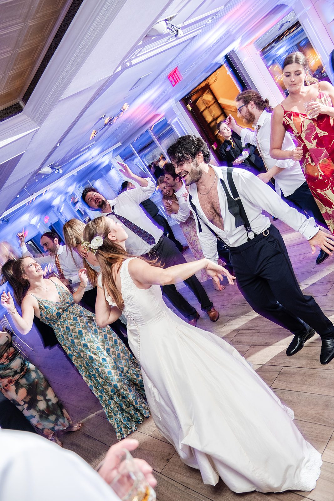 Bride dancing at the reception
