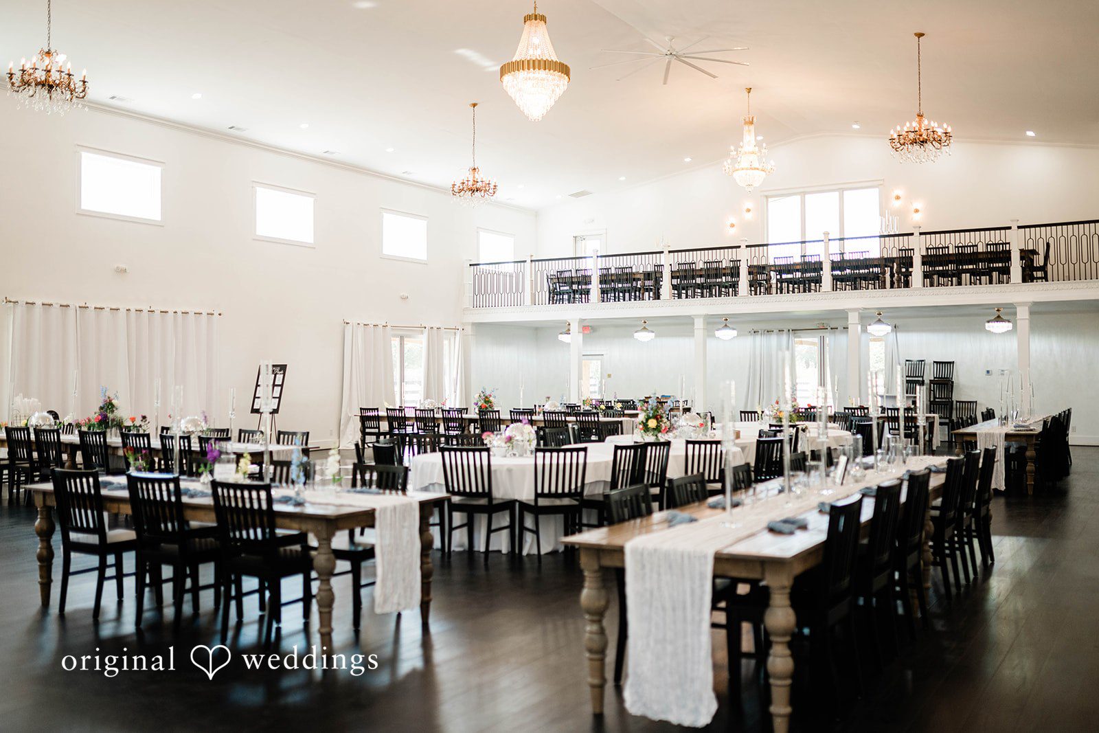 Katey + Liam Wedding reception hall