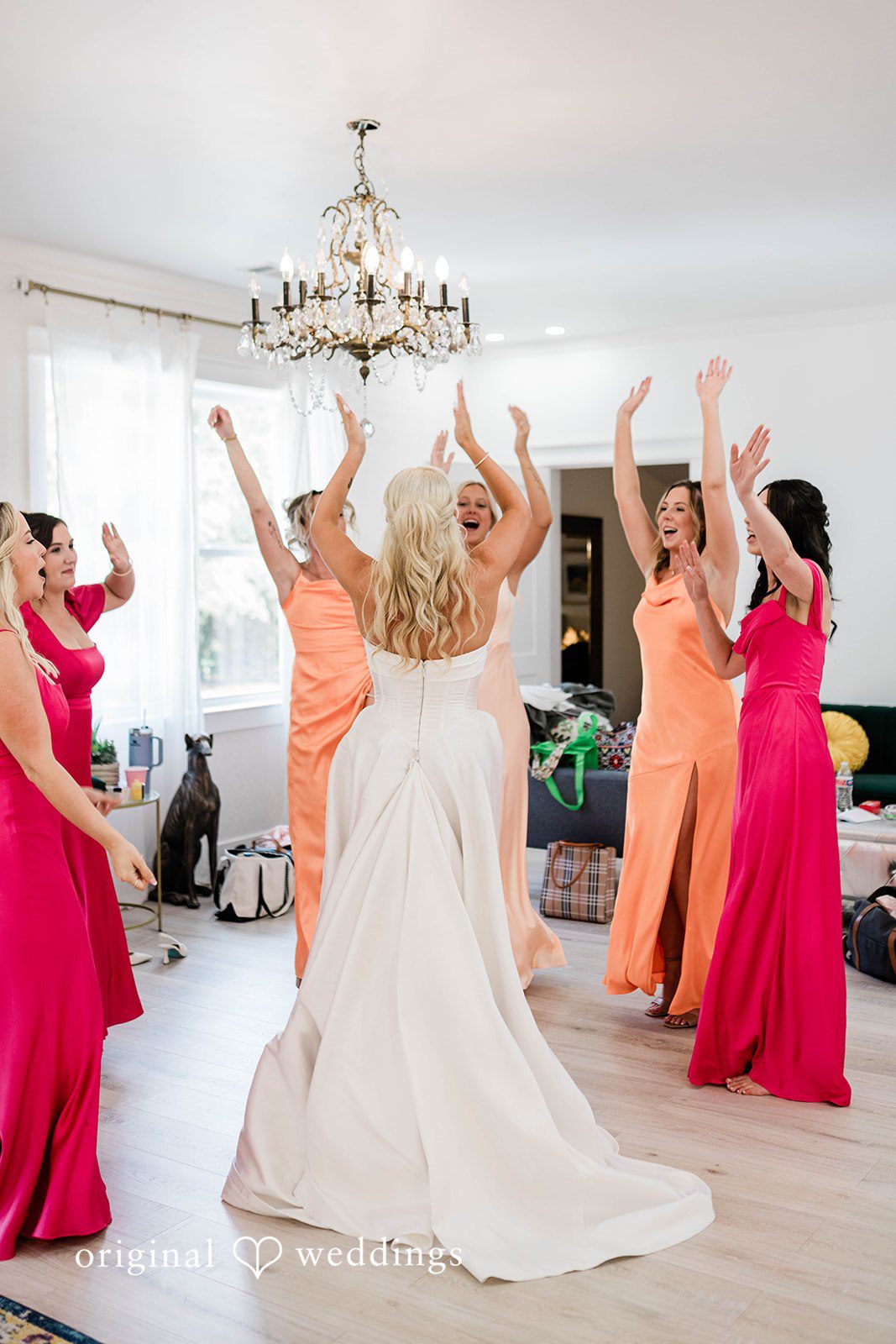 Katey + Liam Fun time with bridesmaids