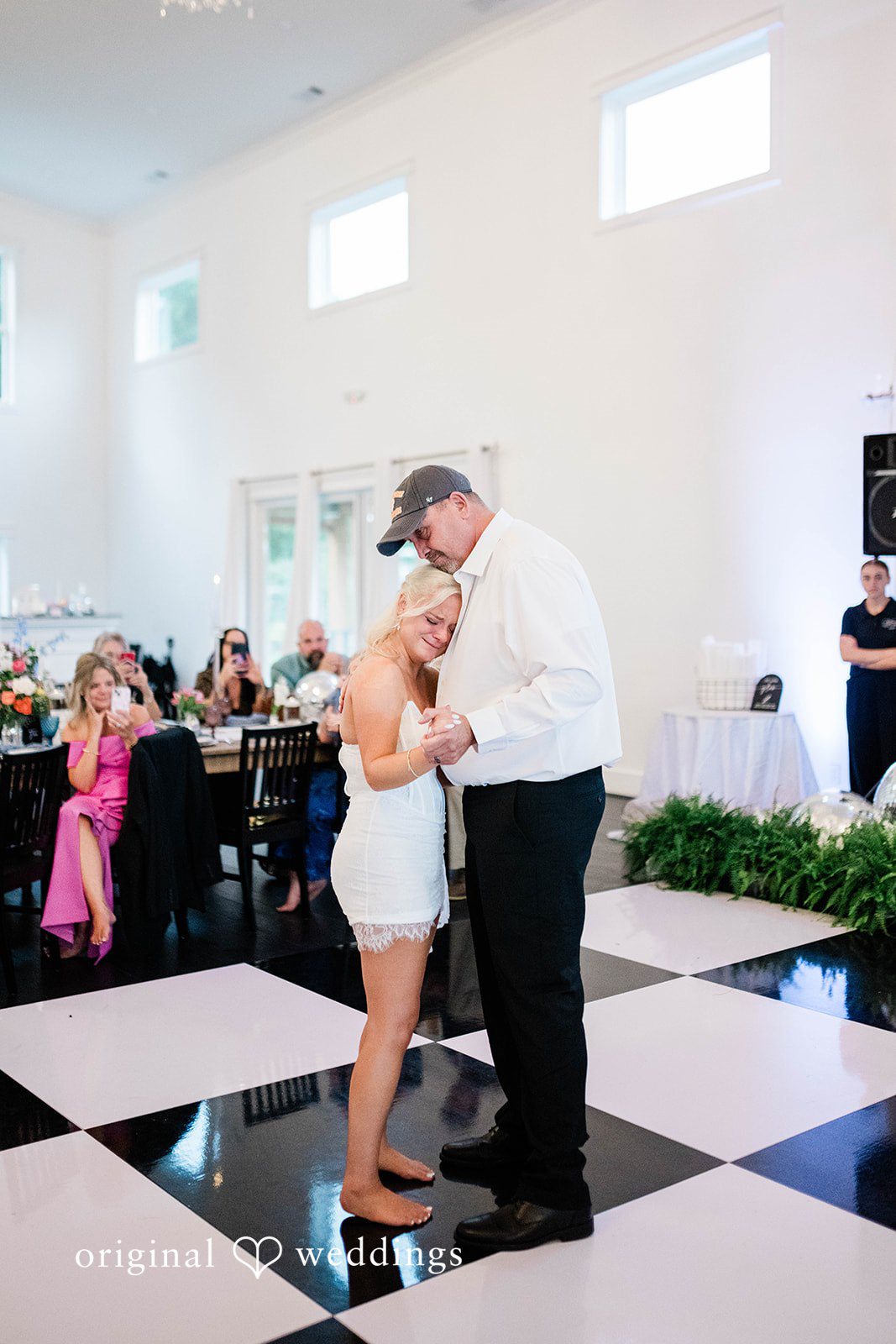 Katey + Liam The bride dances with her father