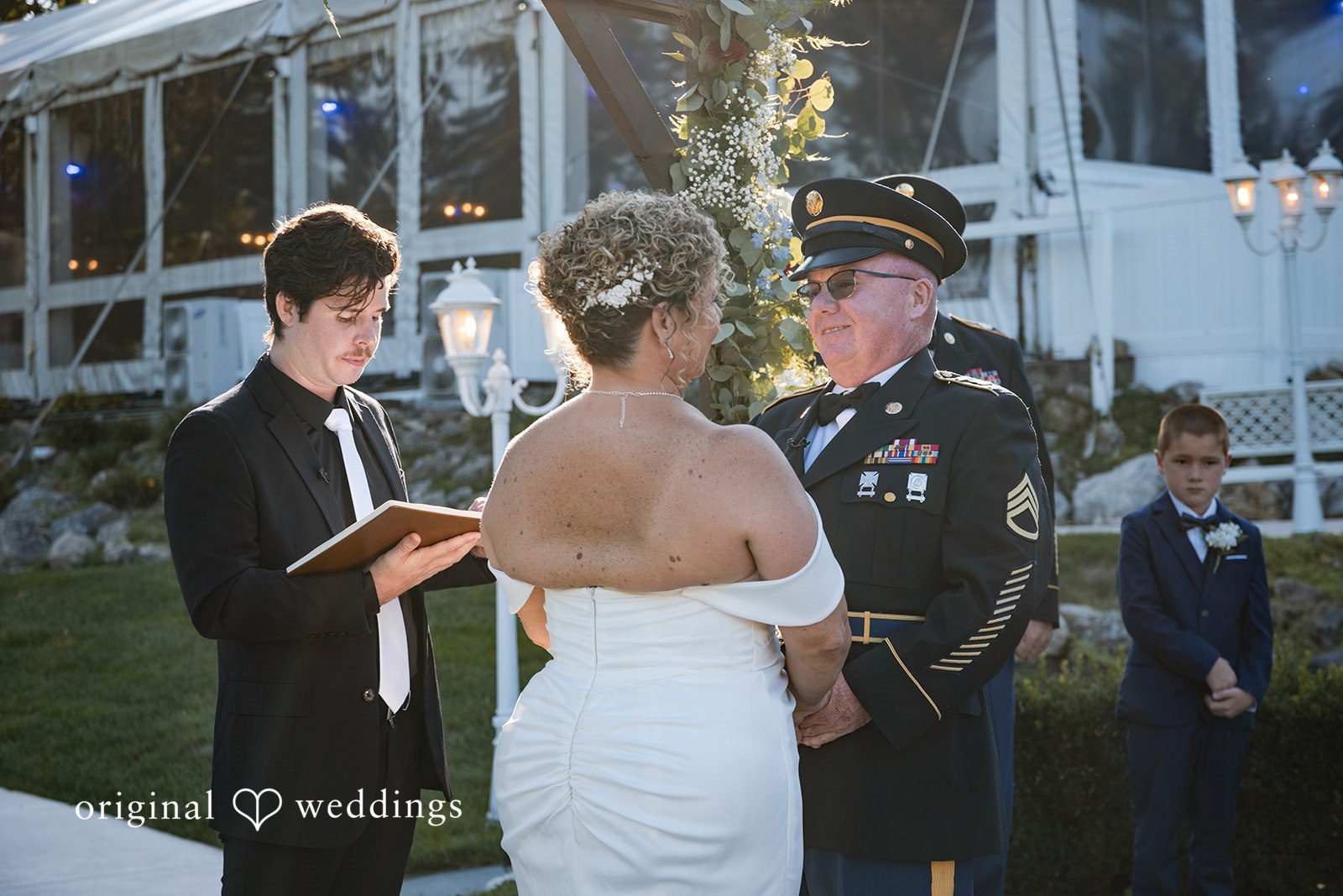 Bryan + Lynette Lynette and Bryan during the ceremony