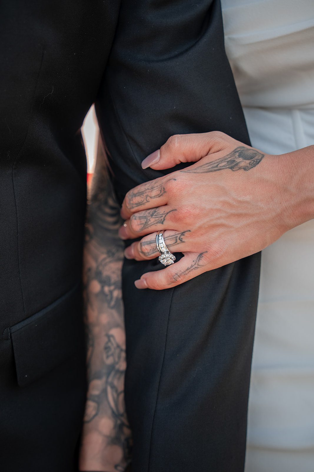the-midway-timeless-minneapolis-sarah-drew-p026-28 Close up of the couple's hands and rings