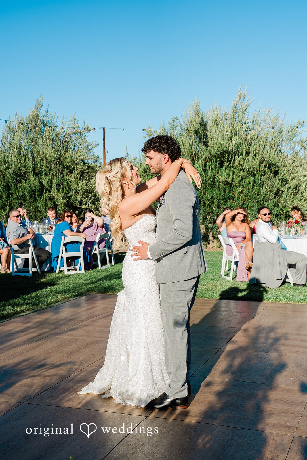 Savannah + Lucas First dance on the patio