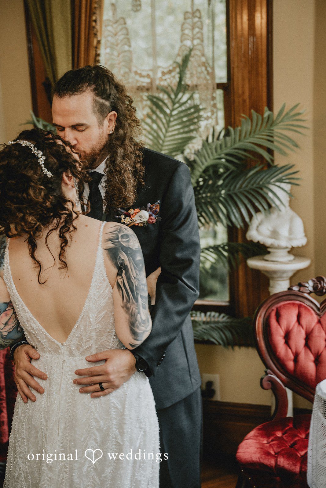 Ashlie and Robert sharing a quiet moment