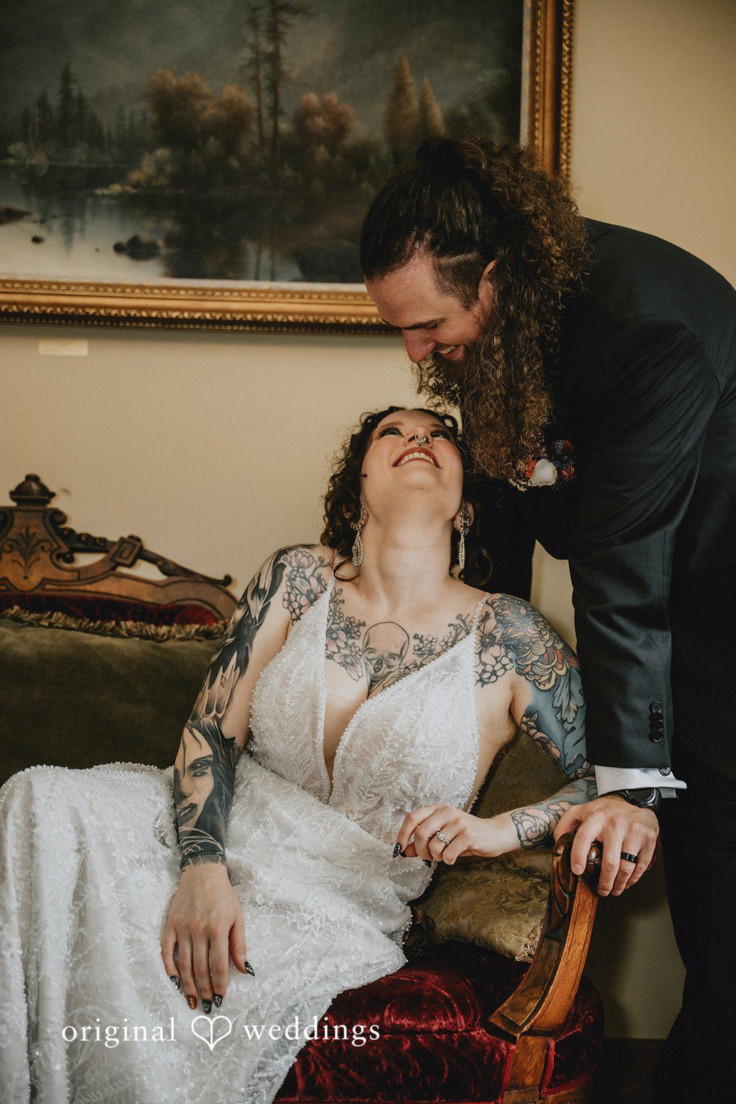 Couple portrait of Ashlie and Robert