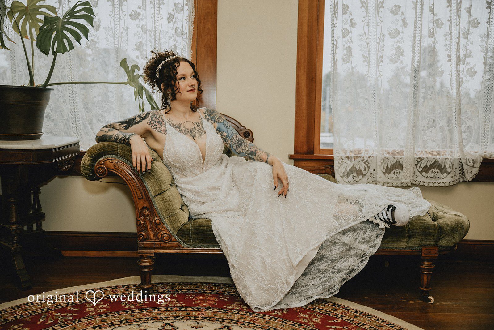 Ashlie on her wedding day