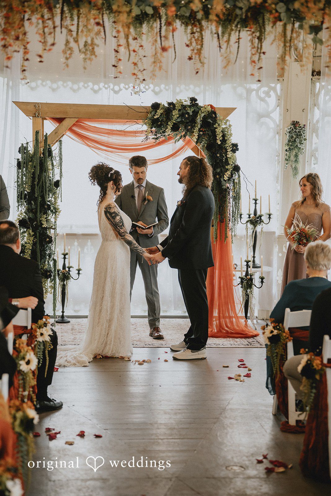 Wedding ceremony moment