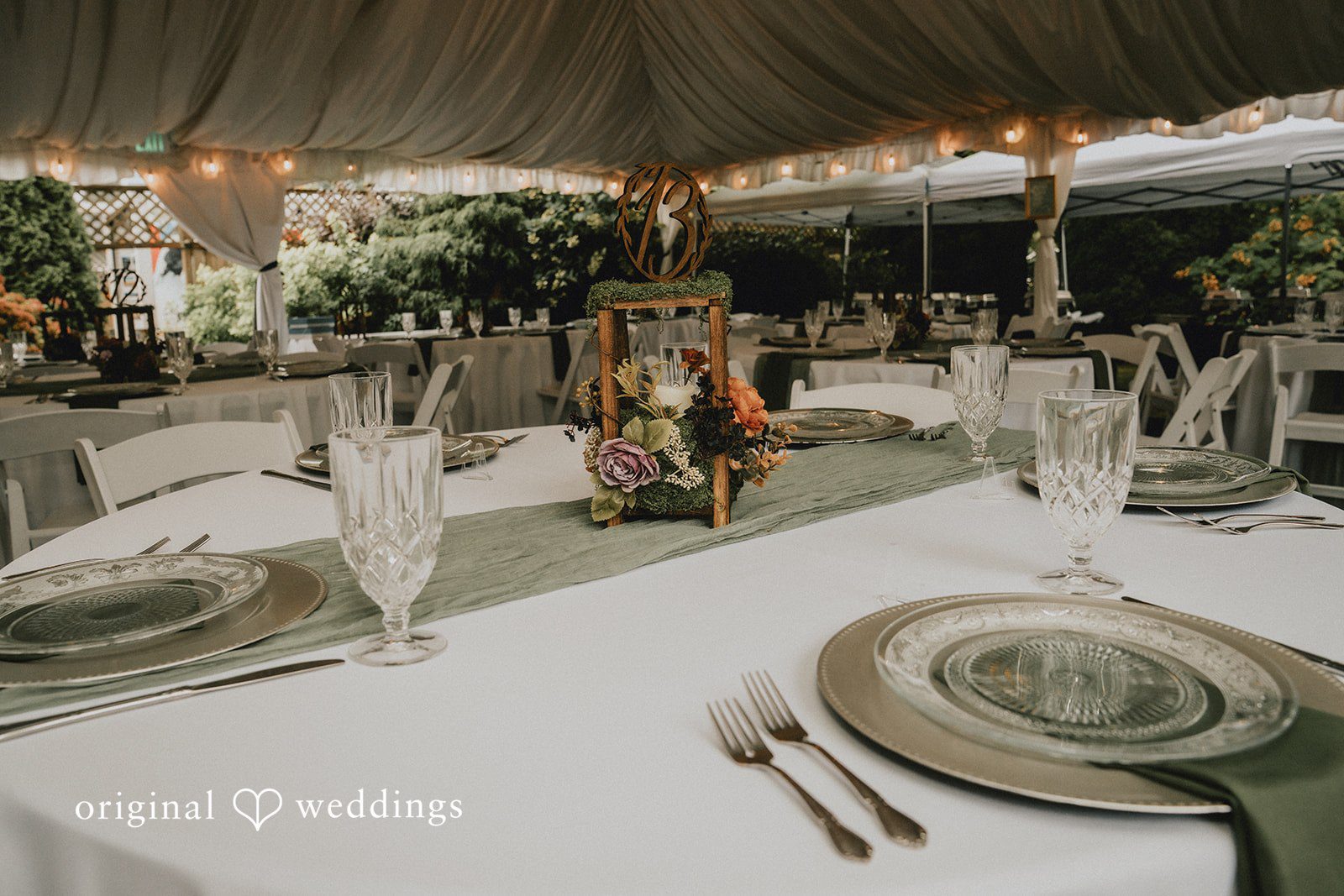 Scenic wedding day view at The Victorian Belle Mansion