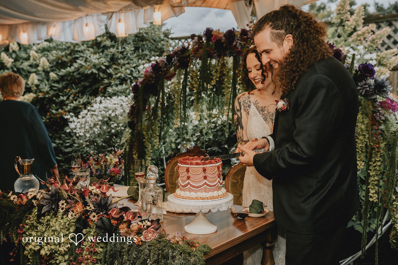 Ashlie and Robert smiling together