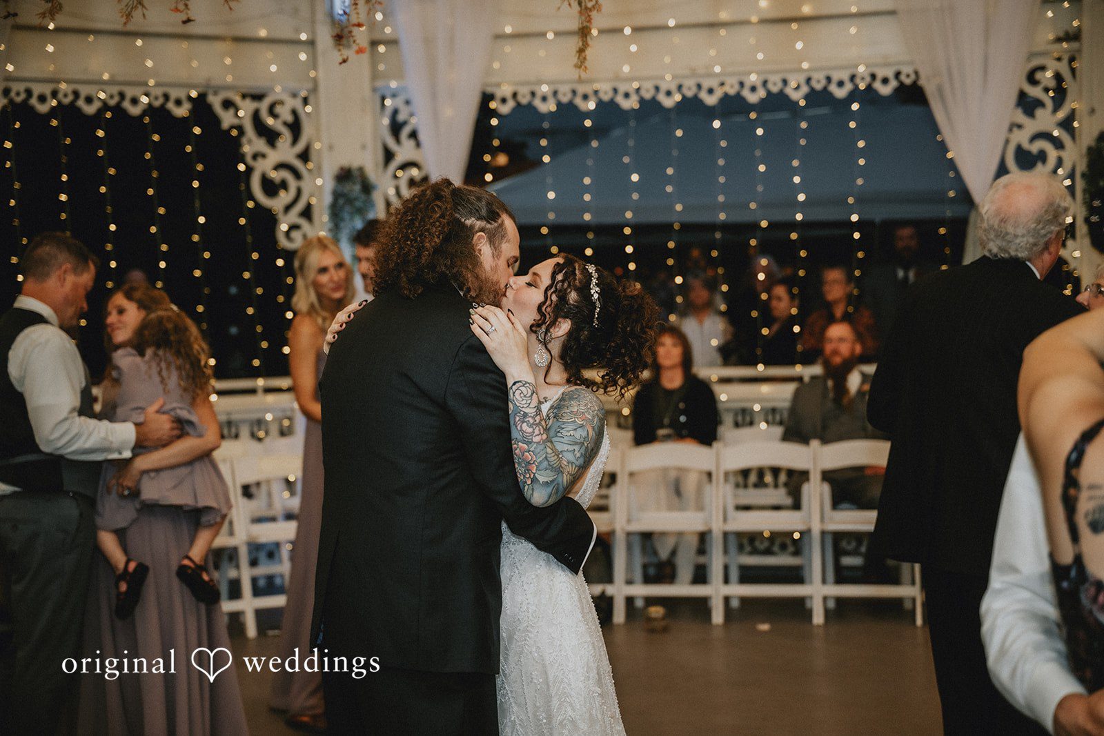 Reception moment for Ashlie and Robert